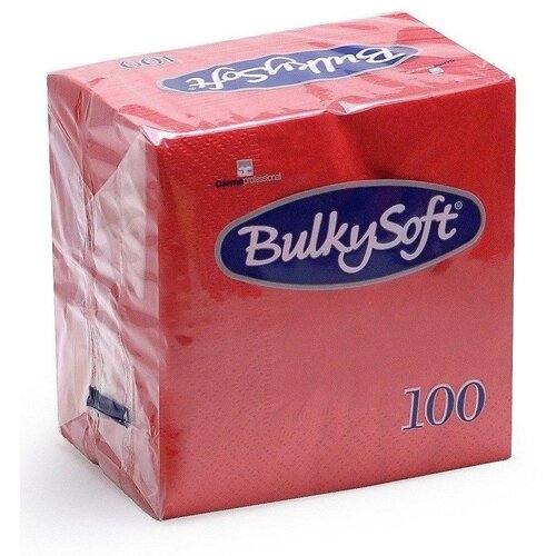 BulkySoft salveta crvena 33x33cm 100/1 2sl (20 pak) Cene
