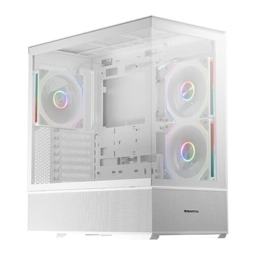 LC-Power Case Gaming 812WQuartz Vision, Midi-Tower, ATX3xARGB fans,GPU: 400mm, CPU Cooler: 190m Cijene