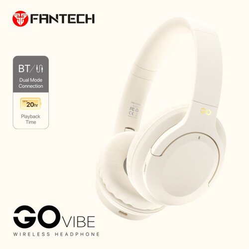 Fantech bluetooth slušalice go vibe WH05 bež Cene