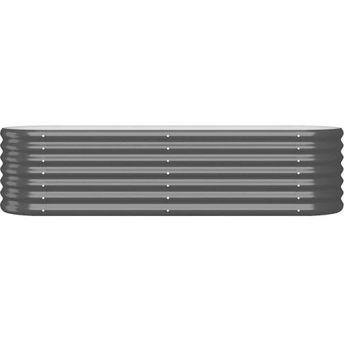  Povi&amp;scaron;ena vrtna gredica od pocinčanog čelika 152 x 40 x 36 cm antracit Slike