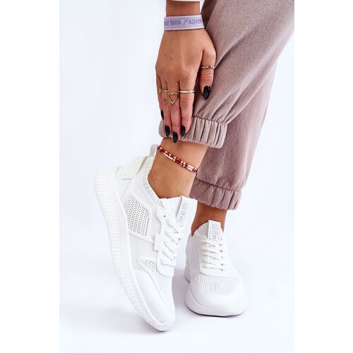 Big Star Women&amp;#039;s Comfortable Sneakers Memory Foam System LL274415 White Slike