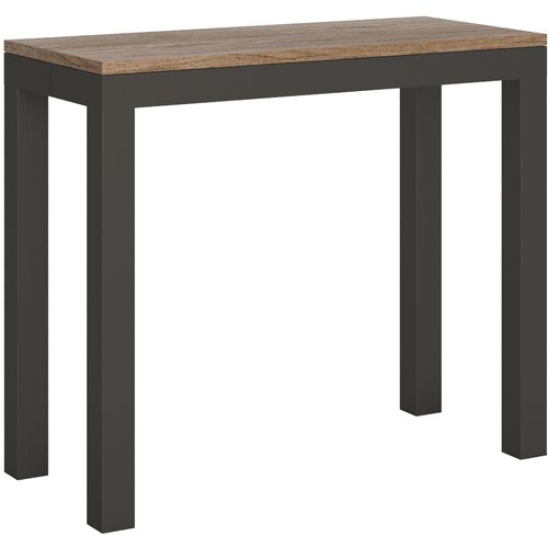 Ityhome 90 x 77 konzolna miza rjava, (20847878) Slike