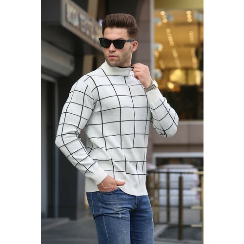 Madmext Sweater - Ecru - Regular fit Slike