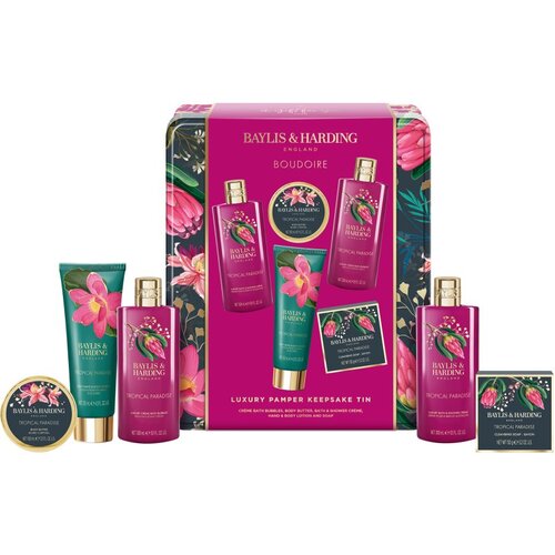 Baylis & Harding Boudoire Tropical Paradise darilni set kovinska &scaron;katla Cene