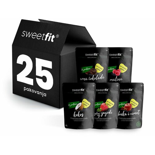 Sweet Fit 25 pakovanja proteinskog obroka Cene