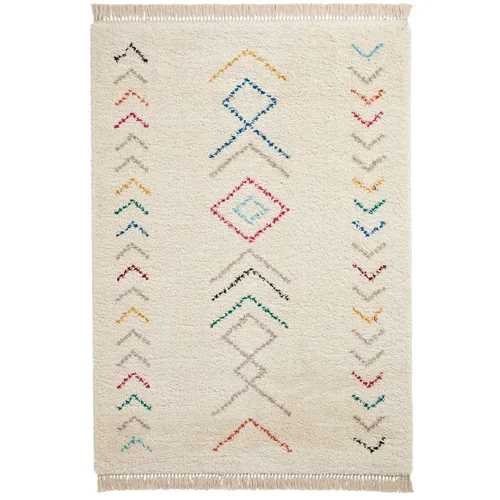 Think Rugs Kremno bela preproga 160x220 cm Boho –