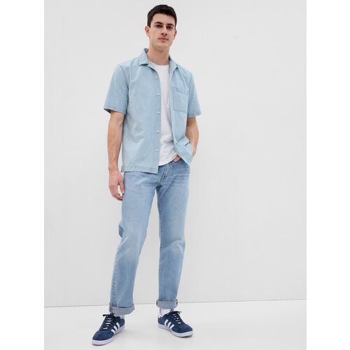 GAP Denim Short Sleeve Shirt - Men Slike
