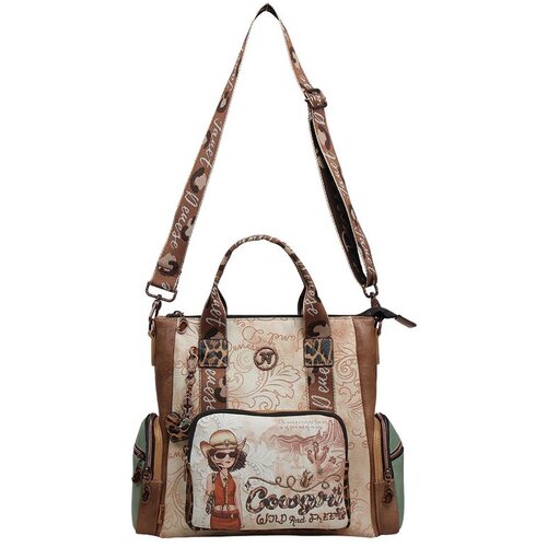 Janet Ženska torba-ruksak Western Odyssey 35x14x29 cm J-126B Slike