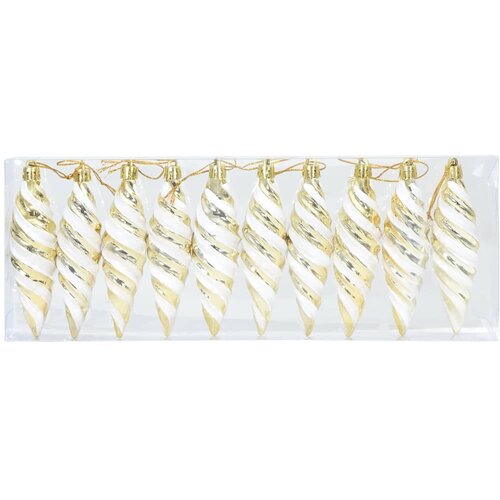  Božićna spirala u obliku kugle 40 pcs Zlatno Plastika Slike