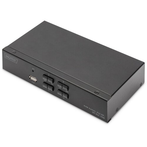 Digitus KVM Switch, 4x1 DP, DP Out,USB Slike