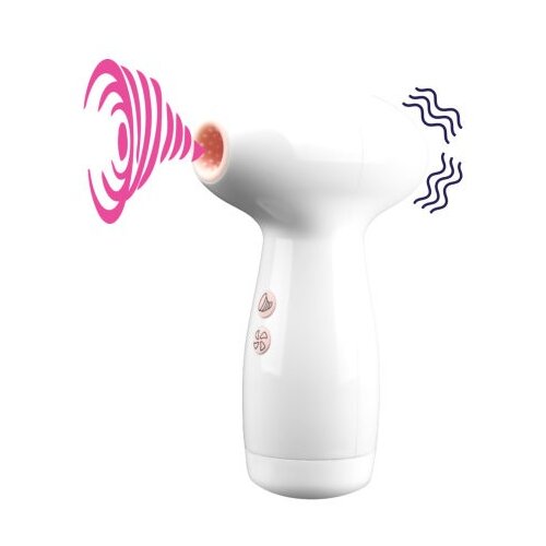 Loving Joy Klitoralni Stimulator 2in1 White Slike