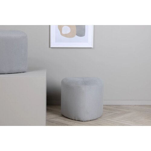 Venture Home trokutasti puf Peg (art. 15570-995) ⌀46 &amp;times; 41 cm, siva Slike