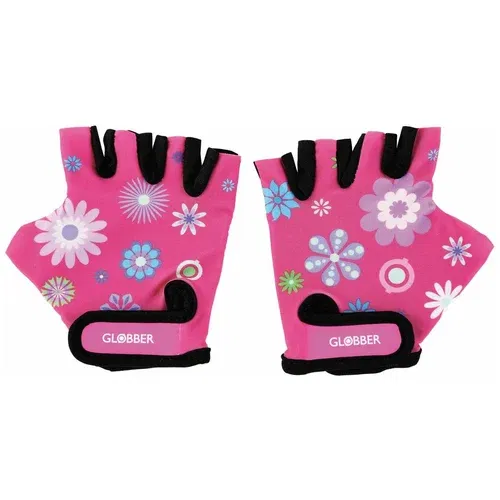 Globber rukavice - pink Cvijeće