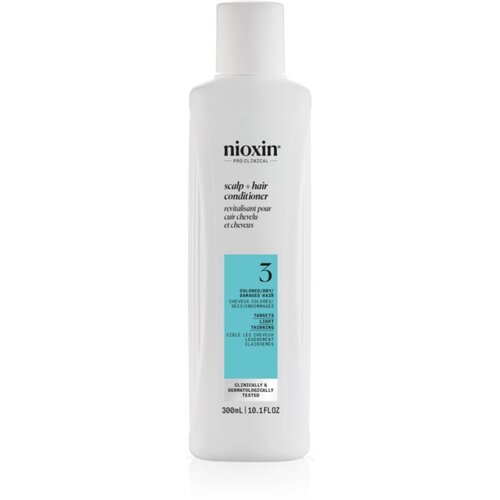 Nioxin System 3 Scalp + Hair Shampoo regenerator za obojenu rijetku kosu 300 ml Slike