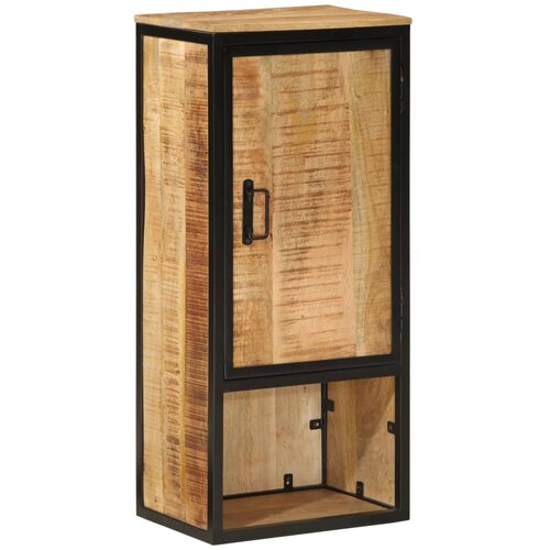The Living Store Kopalniška omarica 40x27x90 cm trden mangov les - Kopalniška Omarica, (21661408) Cene