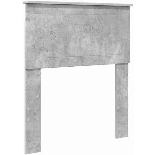  Uzglavlje s uzglavljem Betonski sivi 75 cm Konstruirano drvo Slike