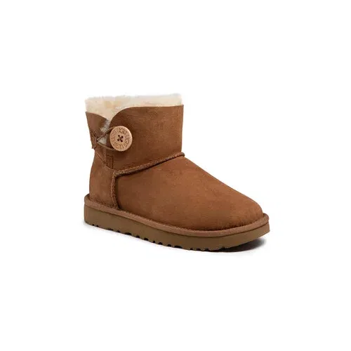 Ugg Čevlji W Mini Bailey Button II 1016422 Rjava