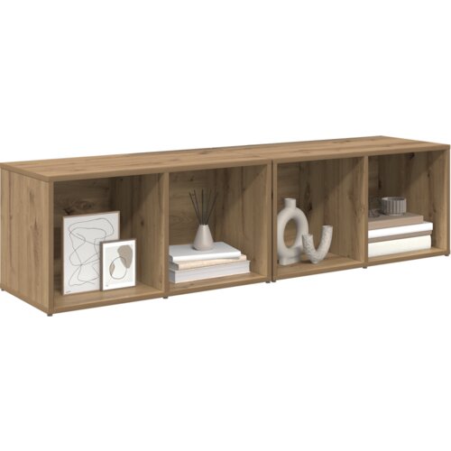 VidaXL Set TV komoda 2 pcs 37 x 35 x 107 cm Konstruirano drvo Slike