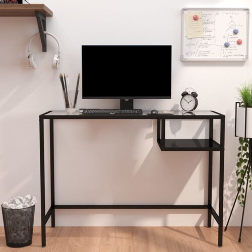  za računalo crni 100 x 36 x 74 cm stakleni Slike