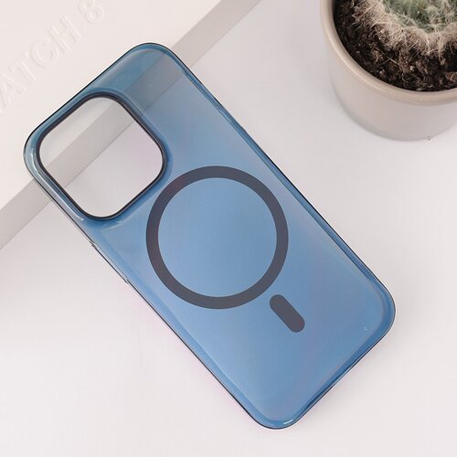  Maska za iPhone 16 Pro Max Transparent Mag Case plava Cene
