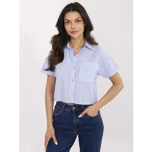 Vinceotto Shirt-NM-KS-KA-01148.50P-white-blue Cene