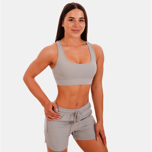 GymBeam ženski sportski grudnjak Mesh Panel Grey  66670 Cene