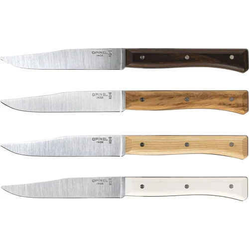 Opinel Table Knives Facette Set of 4 Mix