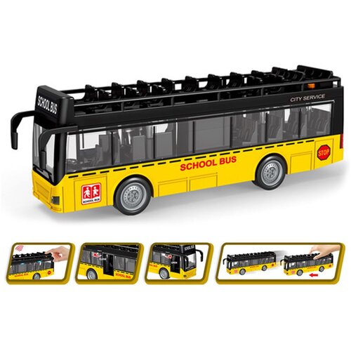 Woopie autobus s svjetlosnim zvukovima na frikcijski pogon 1:16 Slike