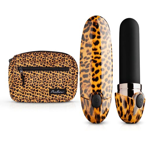 Panthra Asha - bežični vibrator za ruževe (leopard-crna) Cijene