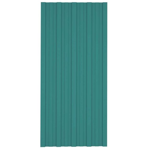  panel 36 pcs Zelena 100 x 45 cm Pocinčani čelik - Zelena 100 x 45 cm 36 Slike