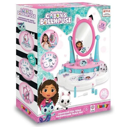 Smoby gabbyina hi&amp;scaron;a punčk set toaletna mizica Slike