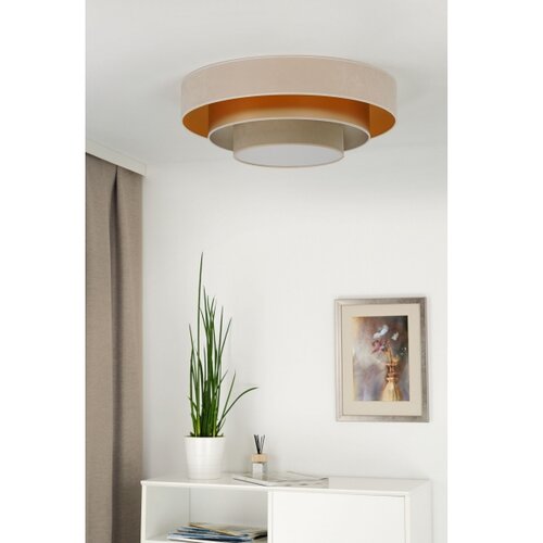  Duolla - LED plafonsko svetlo LUNETA LED/26W/230V &amp;Oslash; 60 cm 4000K krem/zlatna Slike