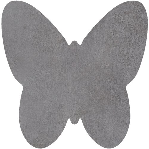 RugsX Preproge Sodobna pralna preproga SHAPE 3150 Metulj shaggy 80x80 cm Siva Cene