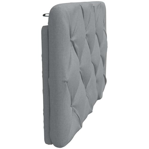 VidaXL jastuk za uzglavlje svjetlosivi 80 cm od tkanine Slike
