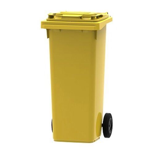 dvorišna kanta za smeće 140l Standard žuta 1018 PL140 Slike