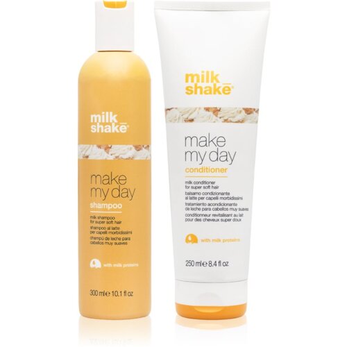 Milk Shake Make My Day set z beljakovino za vse tipe las 2 kos Slike