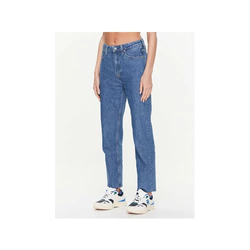 Tommy Hilfiger Jeans hlače WW0WW38161 Modra Regular Fit