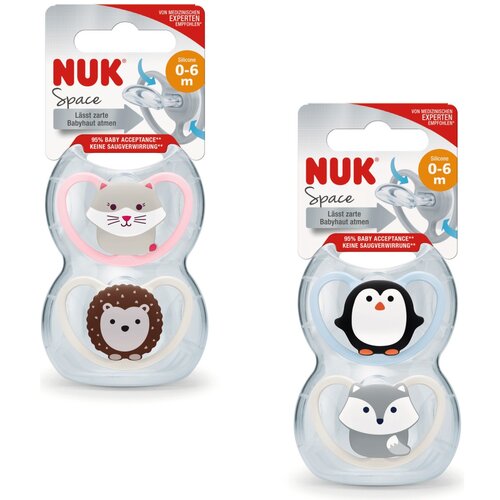 Nuk duda varalica - silikon Space s1 (0-6m), 2 kom/box Cijene