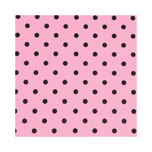 The Unique Paper Company Pink Birthday - Ukrasni papir tabak - Pink Birthday, Mini Black Spot on Pink Slike