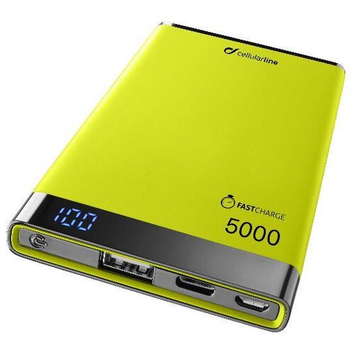 Cellular Line Prijenosna Baterija Manta, 5000mAh, Zelena Cene