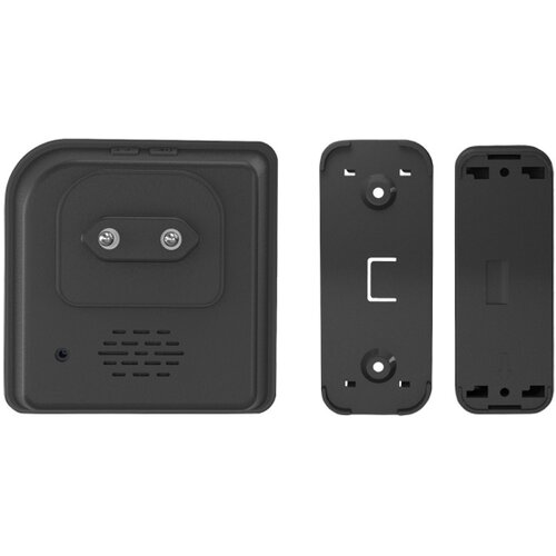 Solight 1L67B - Bežično zvono za utičnicu 230V IP56, crno Slike