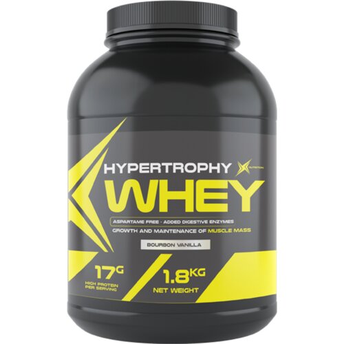  HYPERTROPHY WHEY 1800GR - X NUTRITION - Bourbon Vanilla Slike