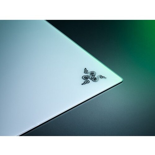 Razer Podloga za mi&scaron;ko Atlas Pro, kaljeno steklo, bela Cene