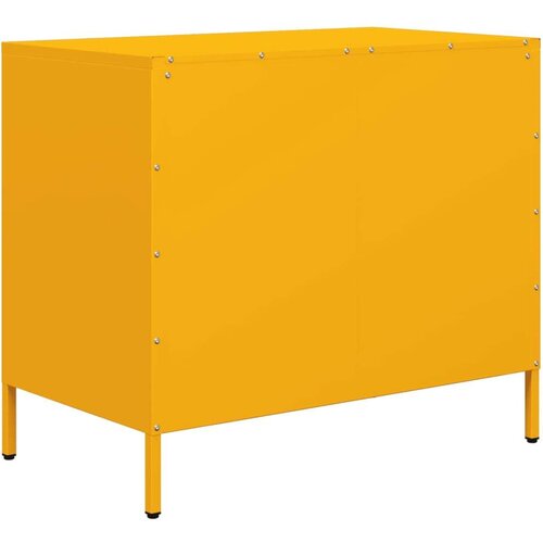 vidaXL Komoda boja senfa 68x39x58,5 cm hladno valjanog čelika Cene