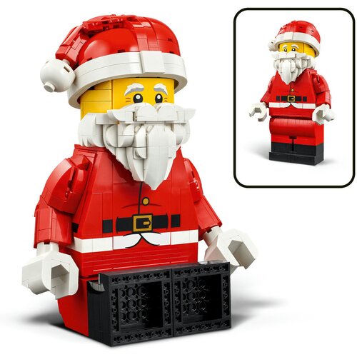 Lego iconic - uvećana minifigura deda mraza (40820) Slike