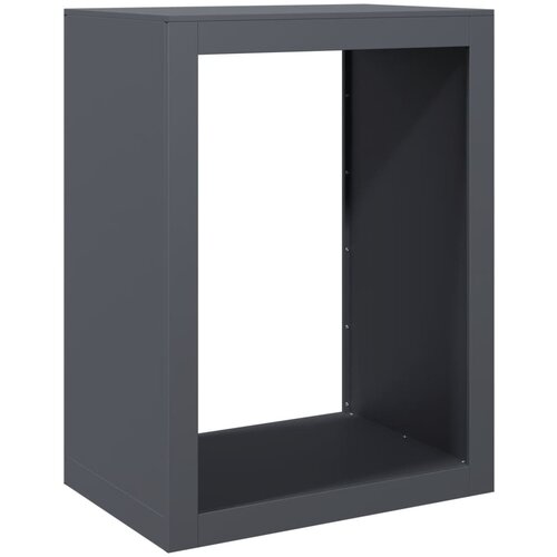 VidaXL stojalo za drva antracitno 60x40x80 cm jeklo Slike