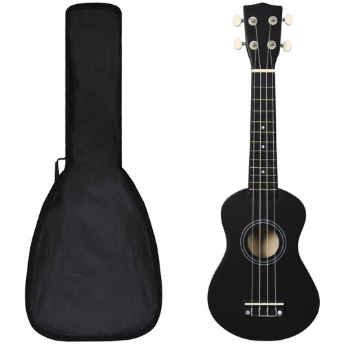 vidaXL set dječjeg ukulelea Soprano s torbom crni 21 " Cijene