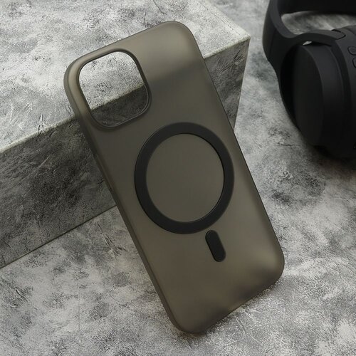  Maska CLOUD MagSafe za iPhone 15/ crna Slike
