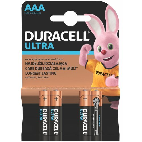 Duracell ultra LR03 1/4 1.5V alkalna baterija pakovanje 4kom Slike