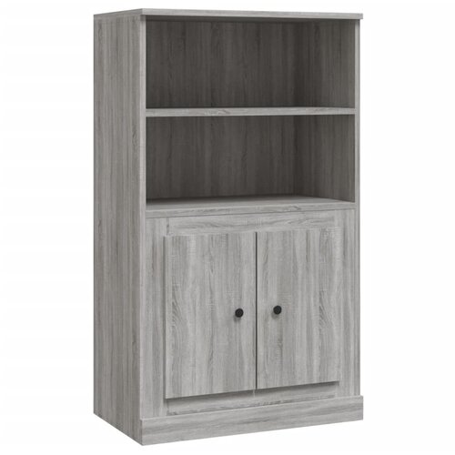 Maison Chic Visoka omara - Komoda - Predalnik siva sonoma 60x35,5x103,5 cm inženirski les, (21719977) Slike